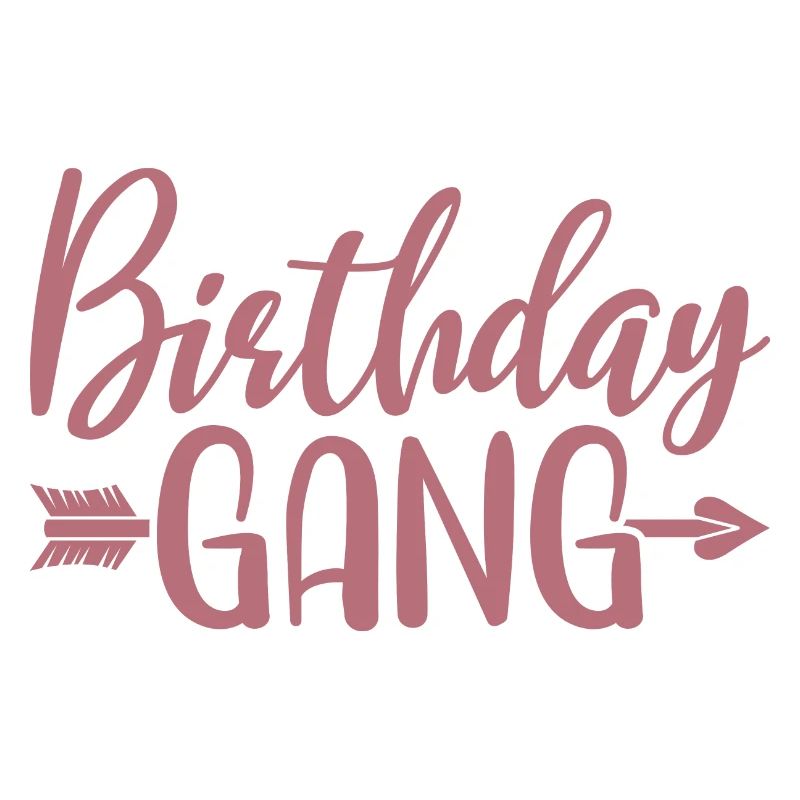 Geburtstag Gang Matching Gruppe Geburtstagsfeier Geschenk