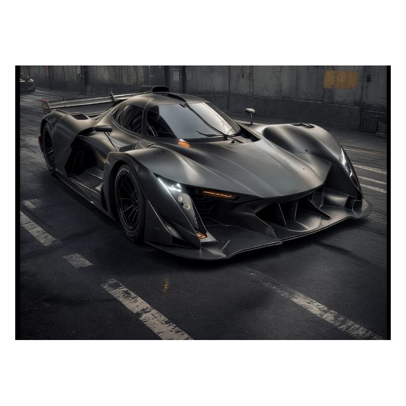 Futuristic supercar design