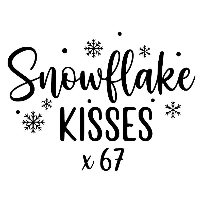 Bisous flocon de neige x67