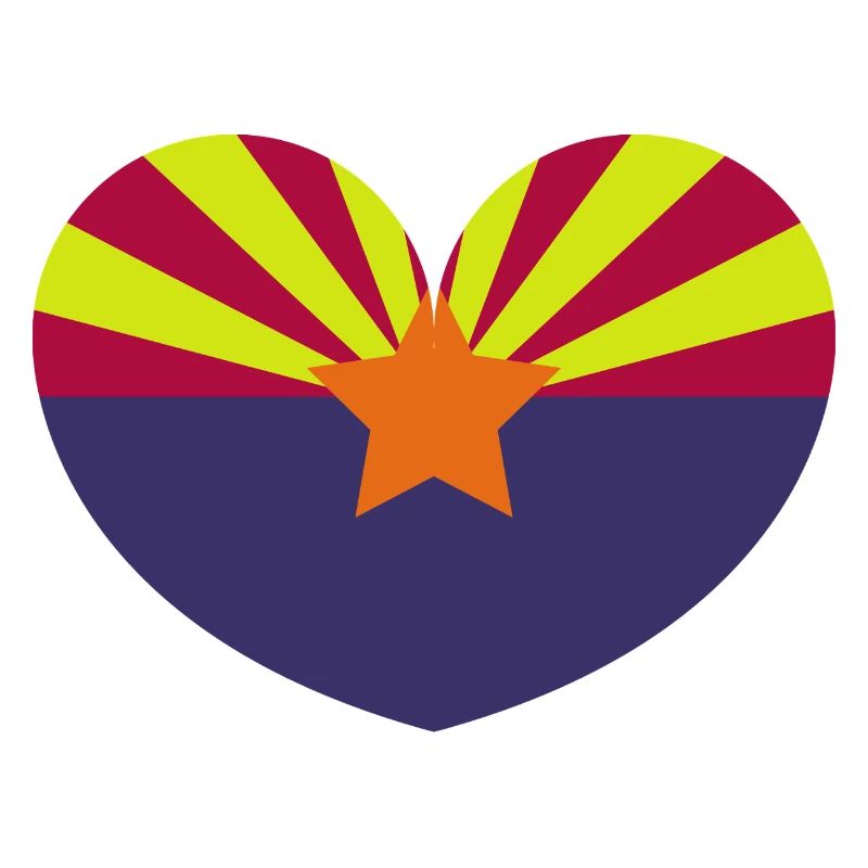 Drapeau du cœur de l’Arizona