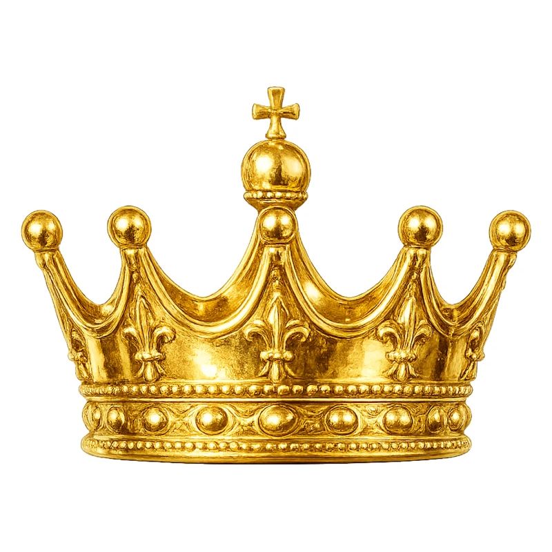 Goldene Krone Ornament