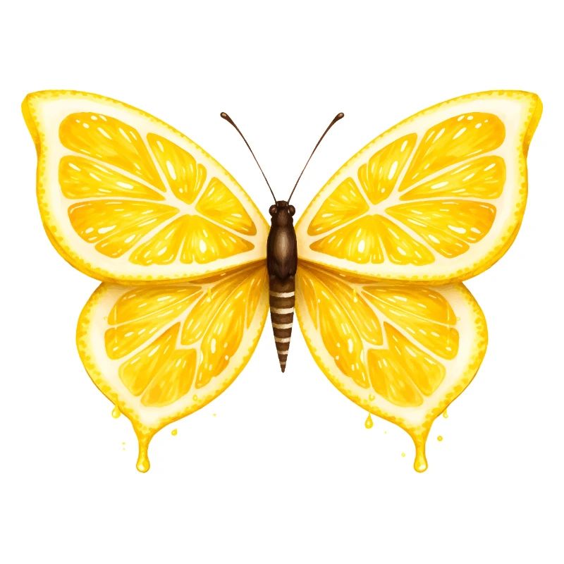 Lemon Wings – Glowing Fruit Butterfly