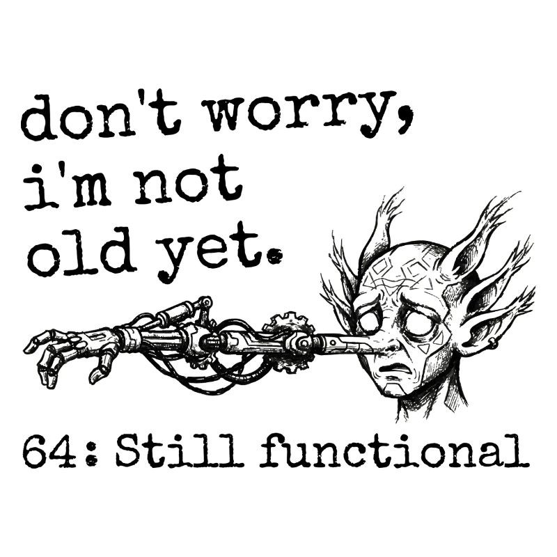 64. Geburtstag - 64. Geburtstag Humor-Geschenk