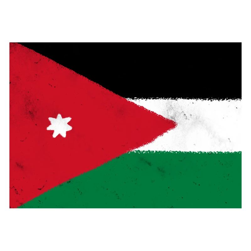 Drapeau de la Jordanie