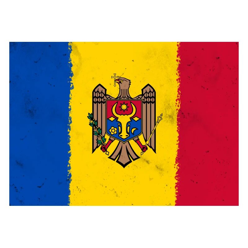 Drapeau de la Moldavie
