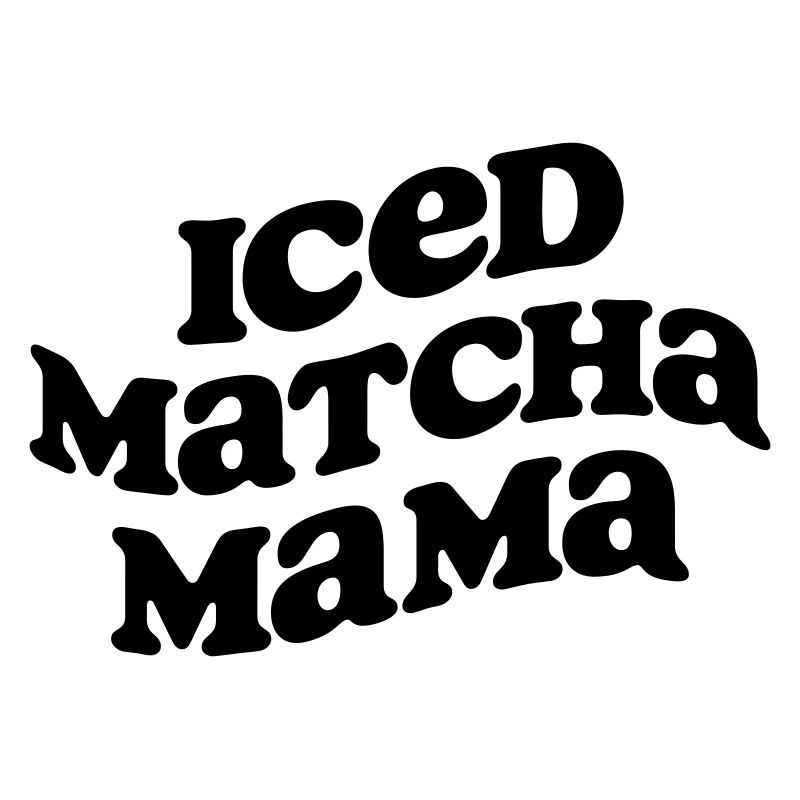 SVG File Iced Matcha Mama