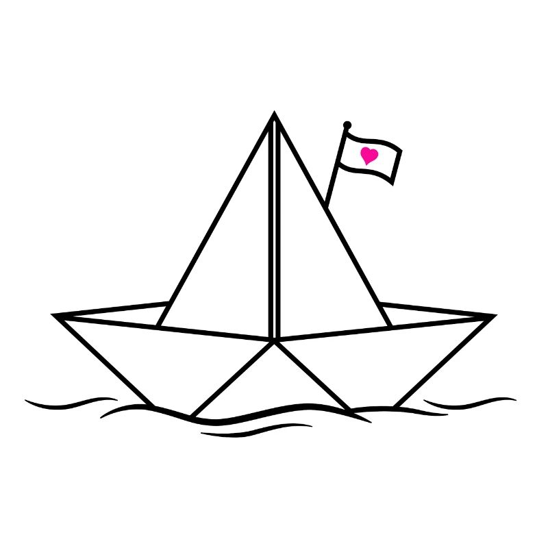 Papierschiff Papierboot 
