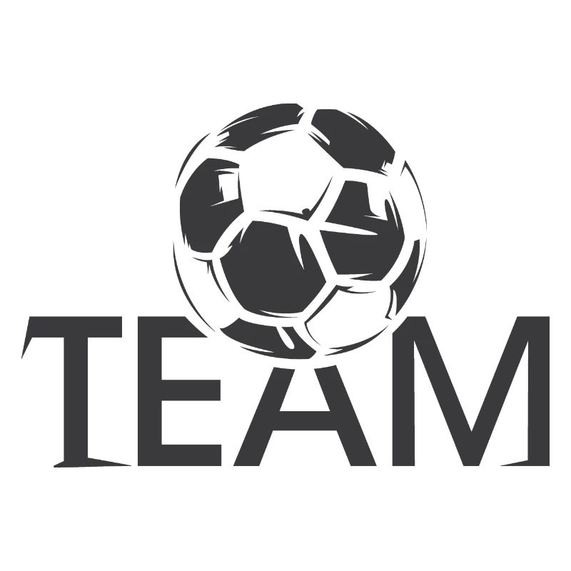 Ballon d’icône de logo de l’équipe de l’équipe de l’équipe de football de l