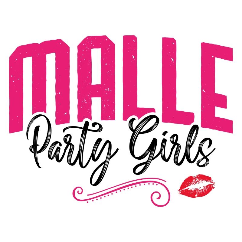 Les fêtardes de Malle s'embrassent