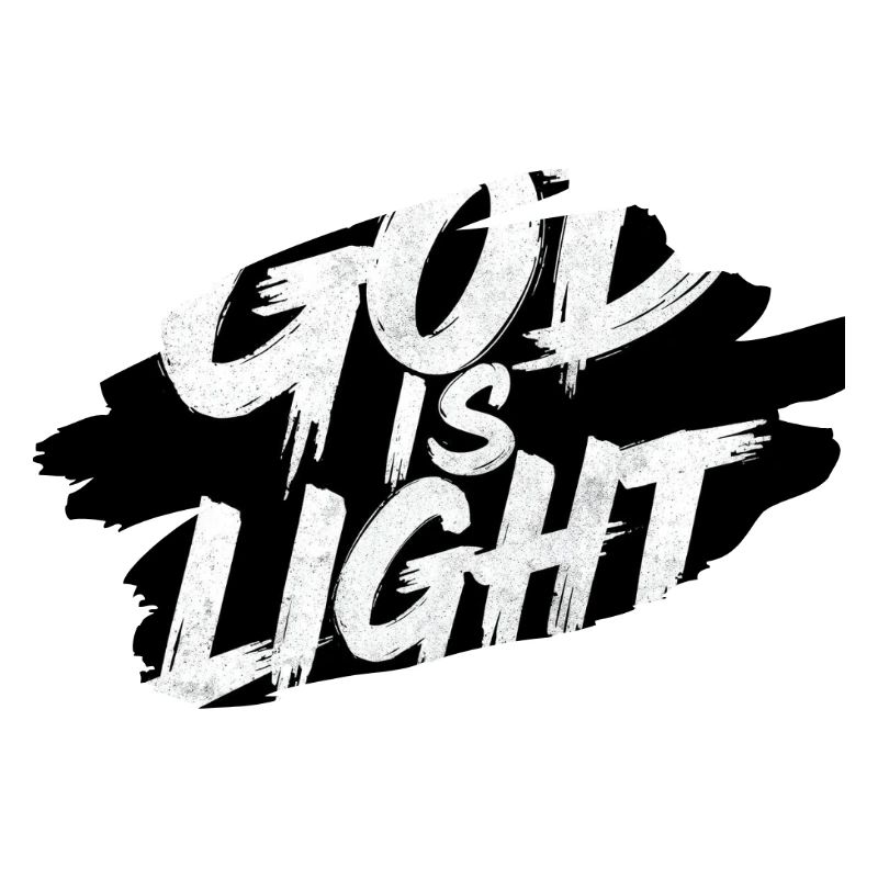 Gott ist Licht — Schroffe Typografie