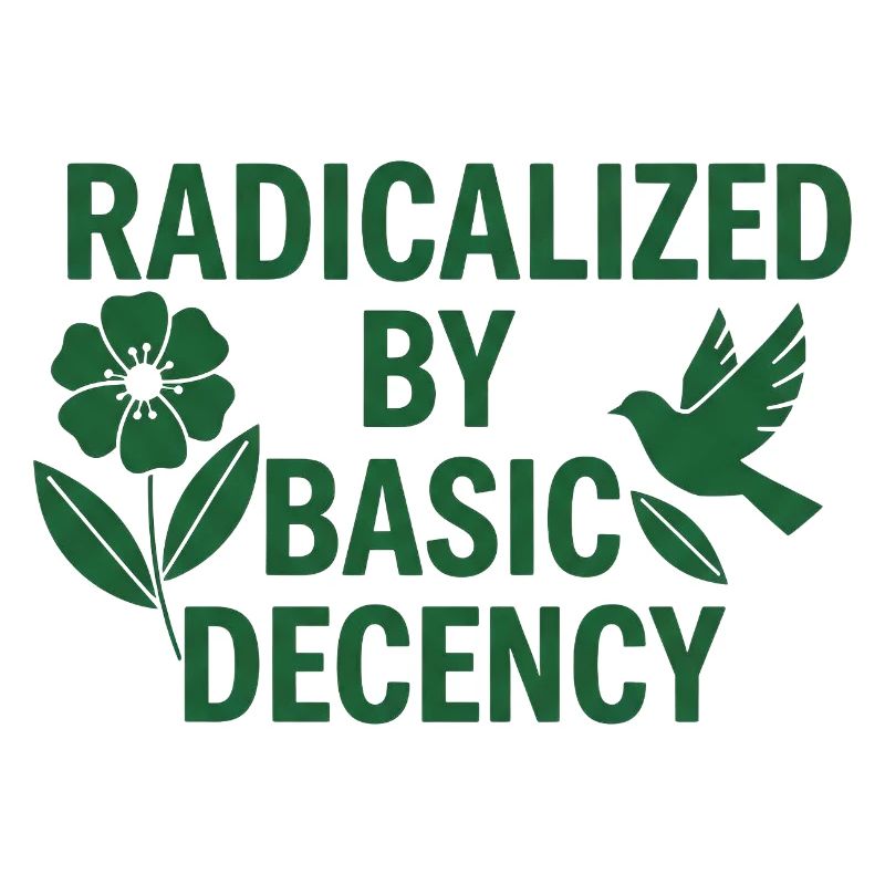 Chemise de la décence de base des valeurs progressistes