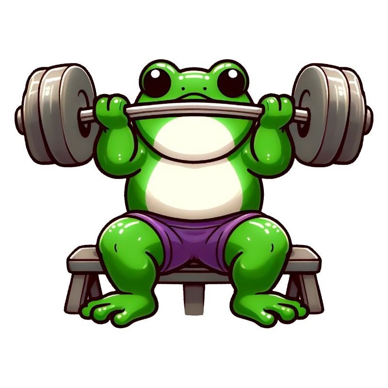 Grenouille Bodybuilder Incroyable