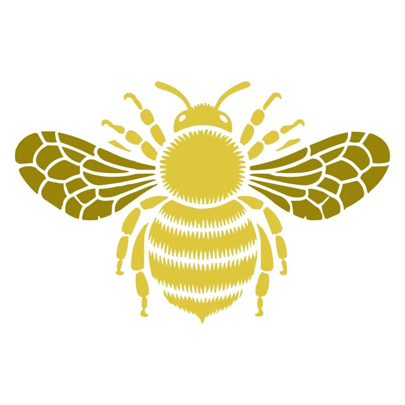 Golden Bee Pattern