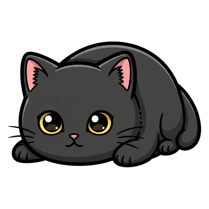 Chaton à moustaches de minuit