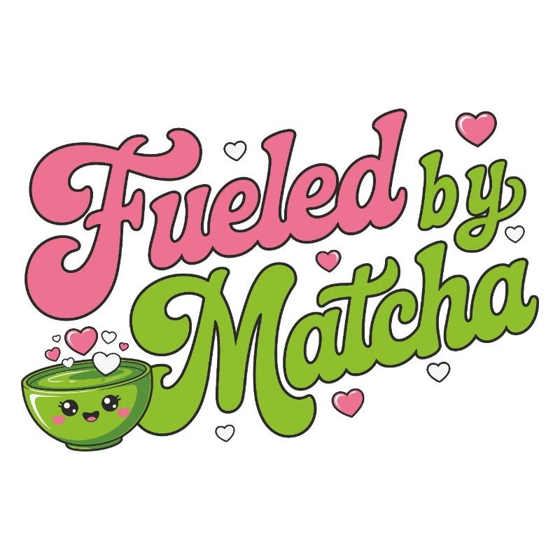 Un design drôle de matcha pour les amateurs de matcha