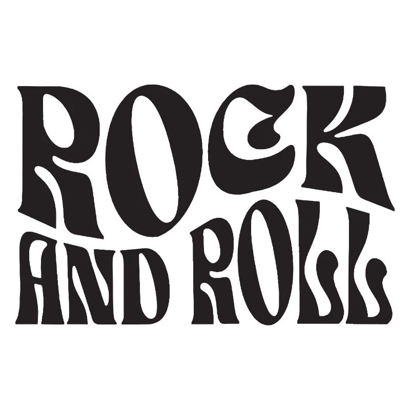 Rock and Roll Retro Typography