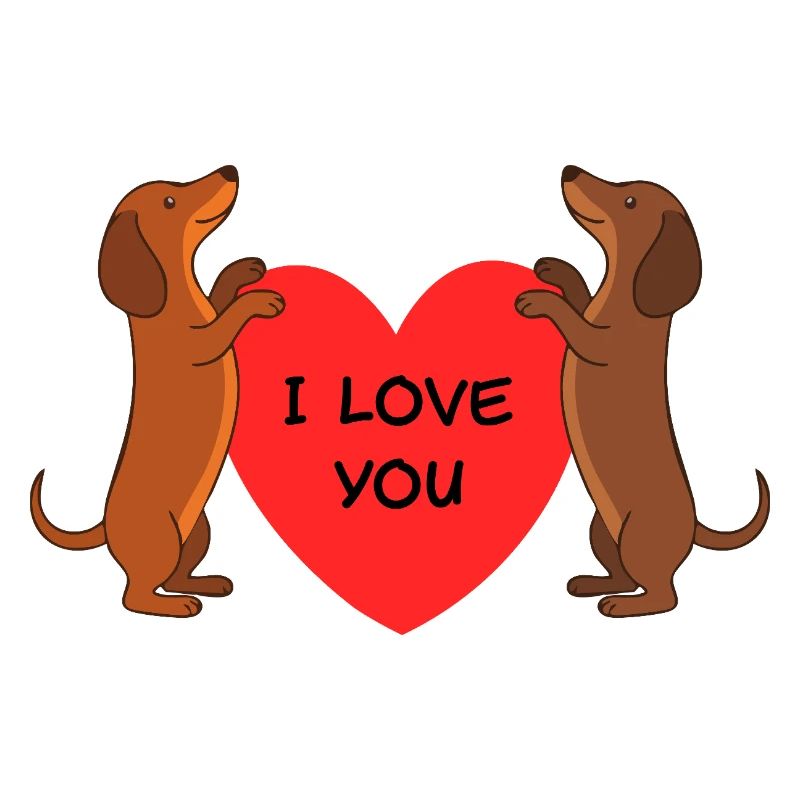 Dackel Liebe 