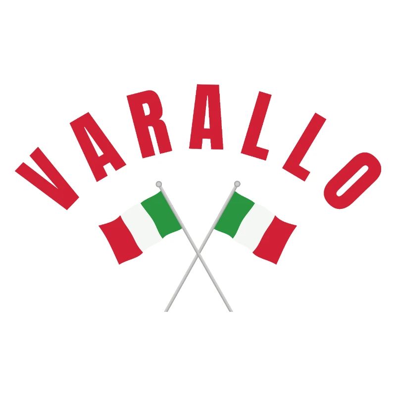 Varallo Italian Crossed Flags 