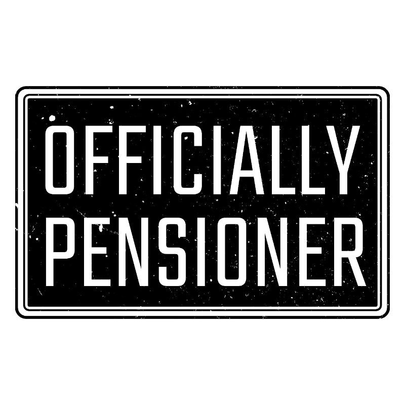 Officially Pensioner Retired Retirement