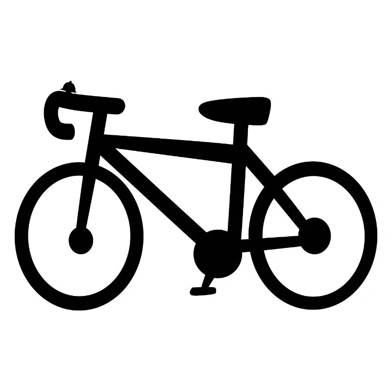 Minimal Bicycle Silhouette