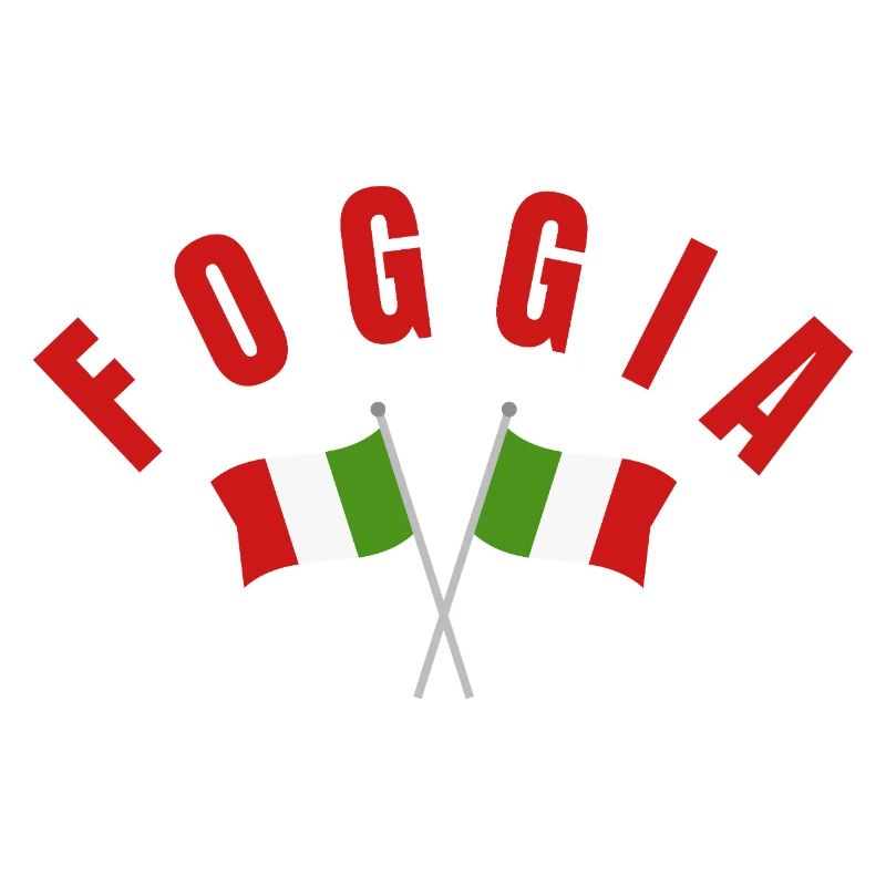 Foggia Crossed Flags Emblem