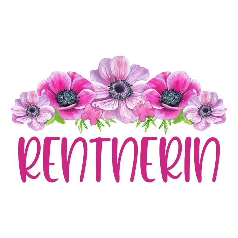 Rentnerin Blumen