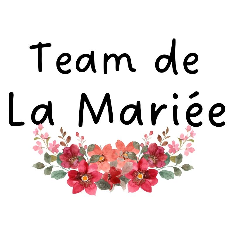 Team de la mariée fleurs