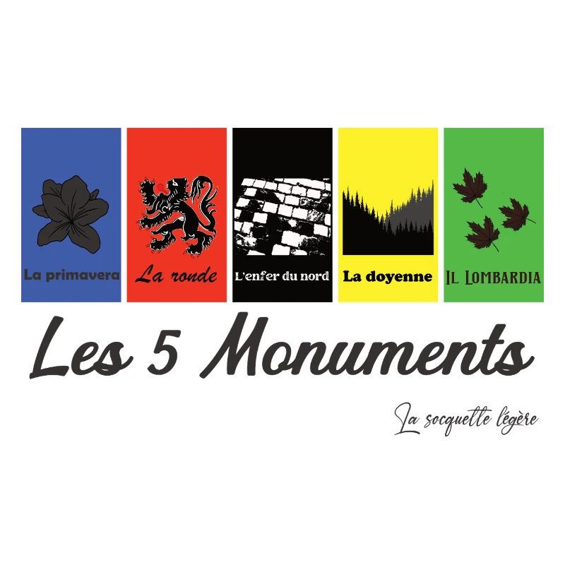 Les 5 monuments cycliste