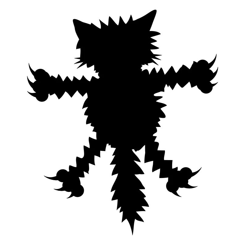 chat accroché