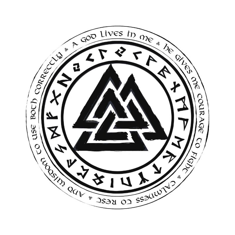 Valknut Vikings Celts Germanic knots runes