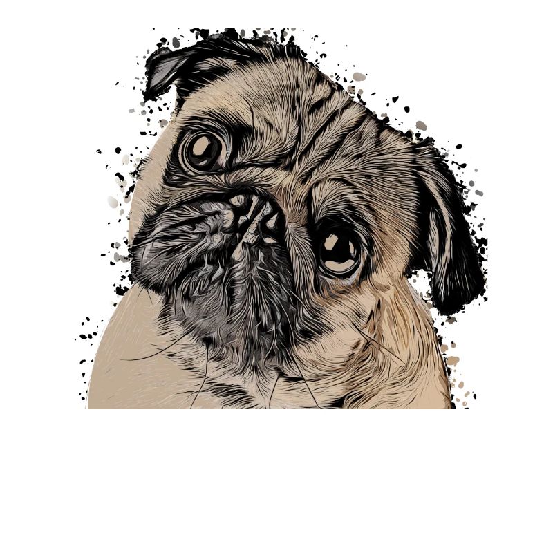 cute pug pug puppy gift idea tshirt