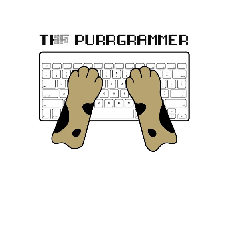 Siamese cat kitten programmer nerd gift