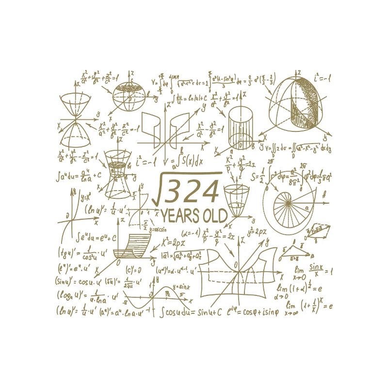 18th Birthday Math Math Student Mathefan