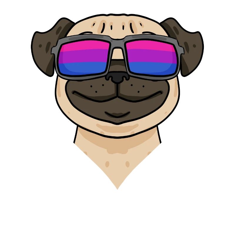 Bisexuell Mops Hund Geschenk