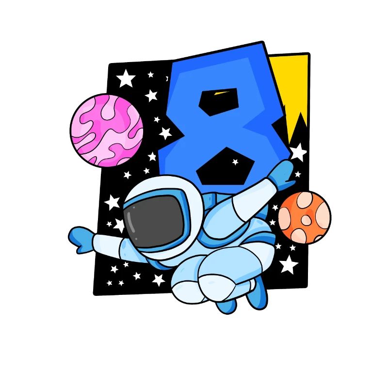 8 years old Young astronaut