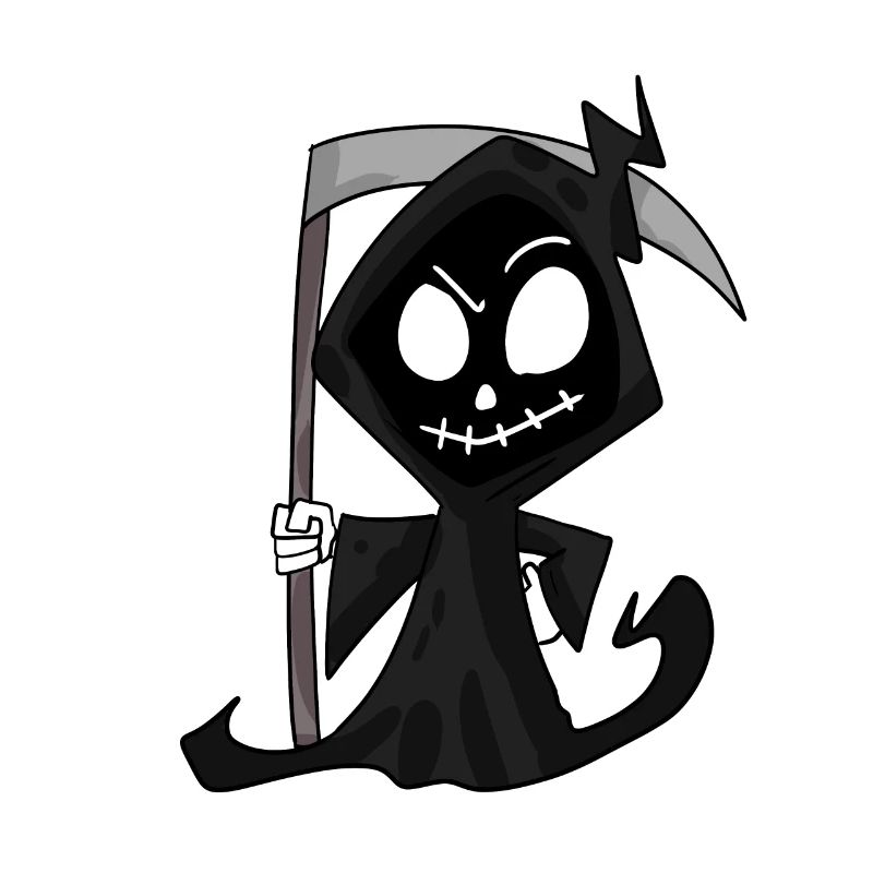 Faucheuse avec faux - Halloween