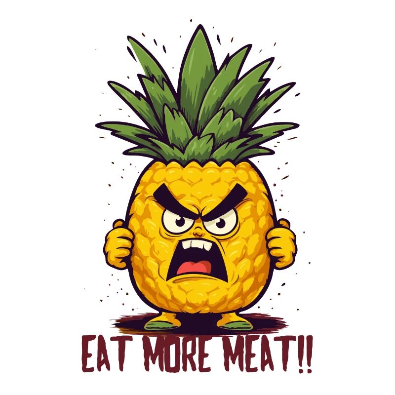 Angry Pineapple : Mangez plus de viande