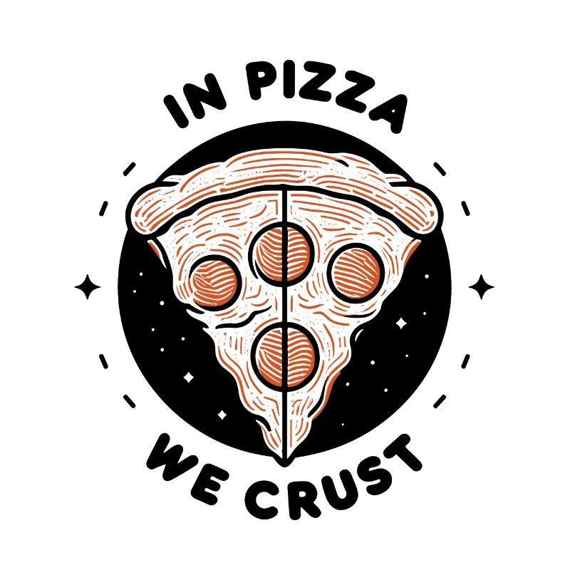Dans la pizza, nous faisons croûter