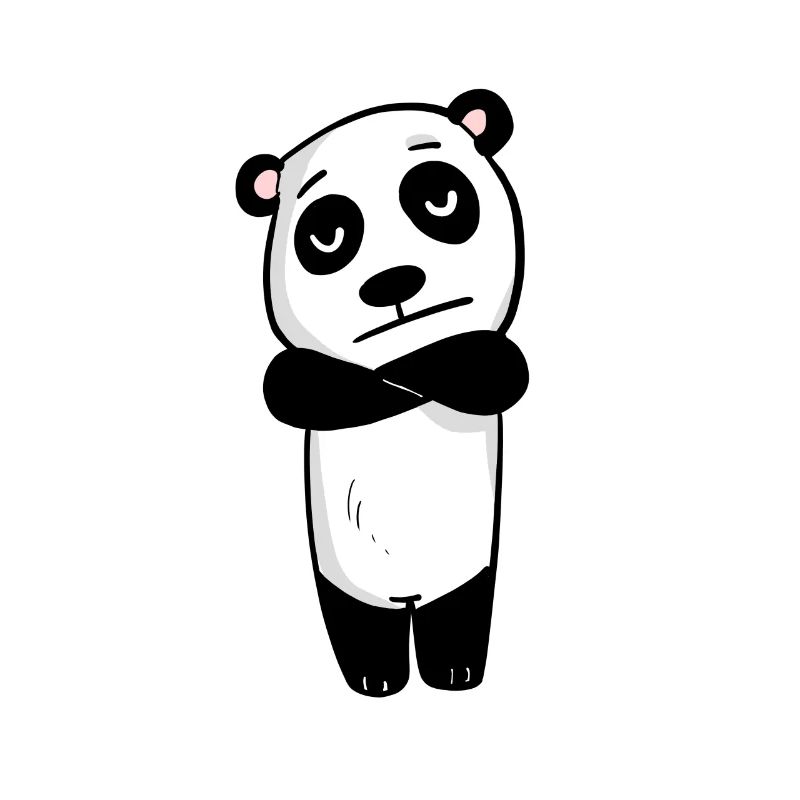 Panda est agacé