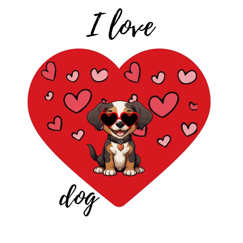 Chien de la Saint-Valentin