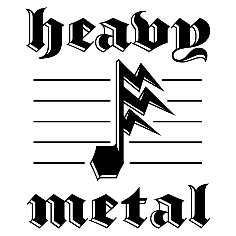 Heavy Metal autocollant Blitznote