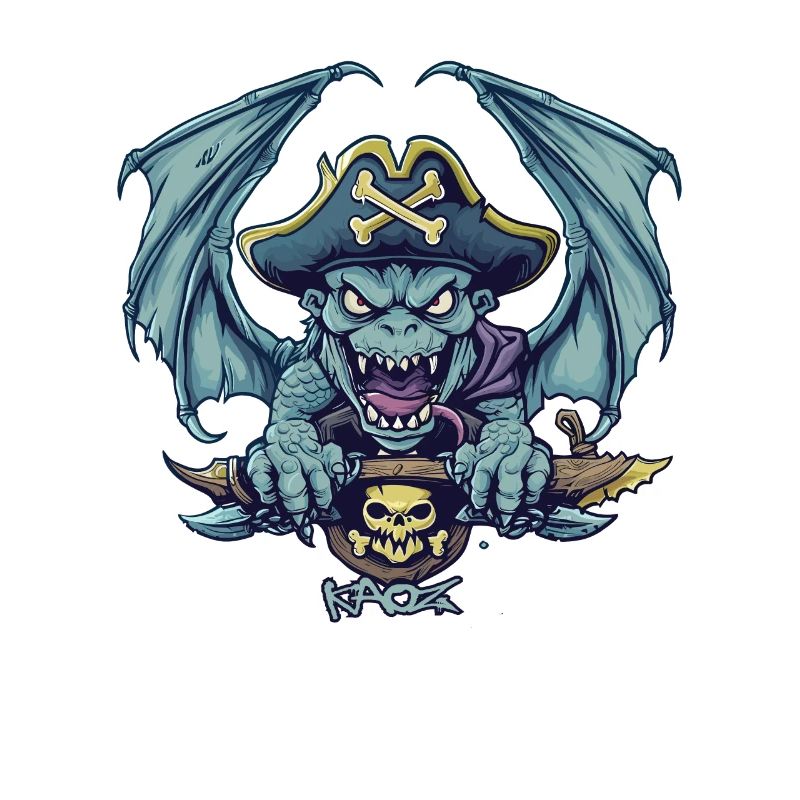 Powerful Gargoyle Monster Pirate