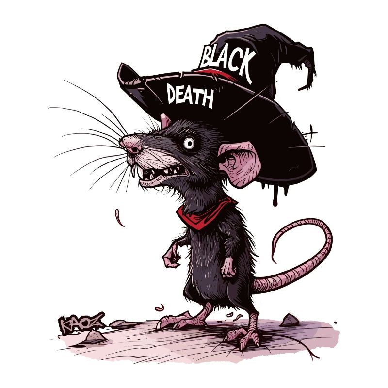 La peste noire est la peste d’un rat