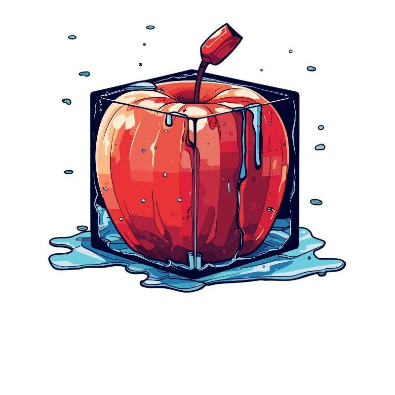 Würfel Apfel Cube Apple