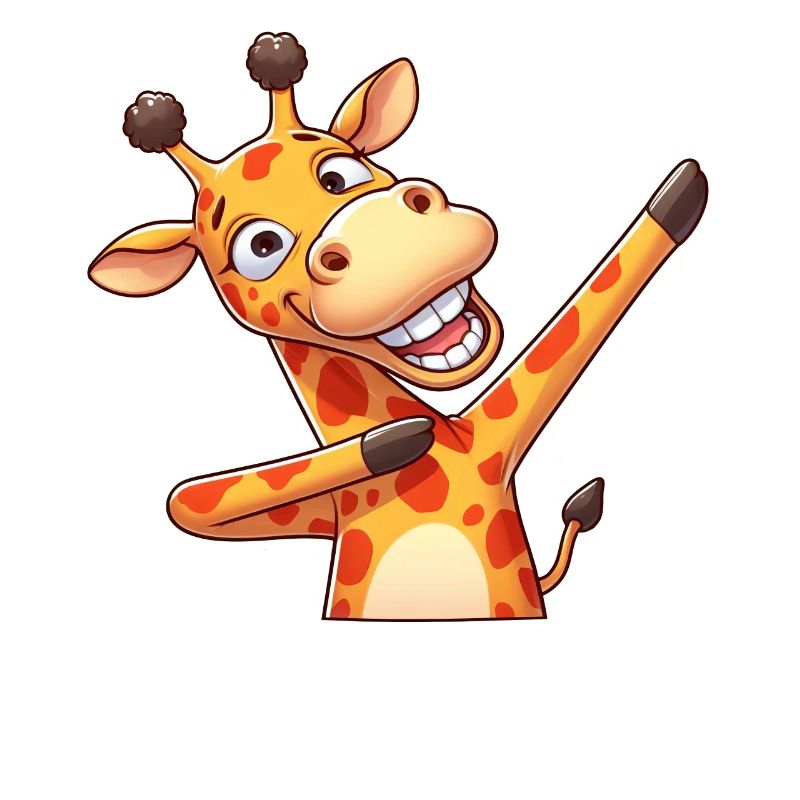 Coole Giraffe Dabbing Dab Tanz