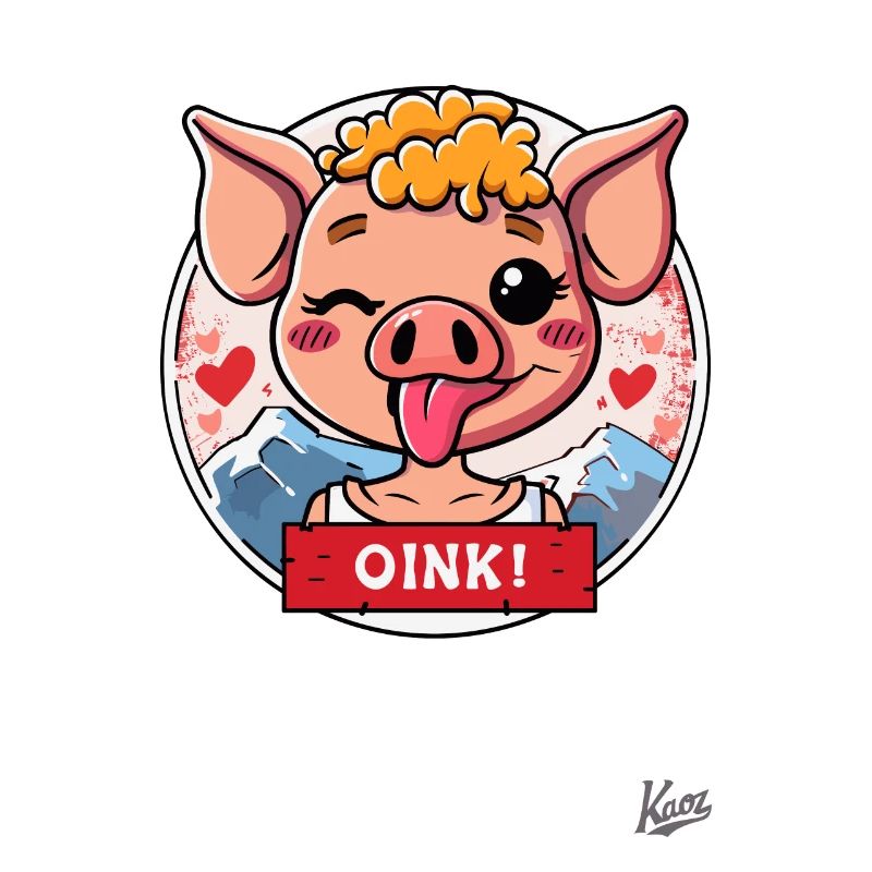 Petit cochon mignon : OINK !