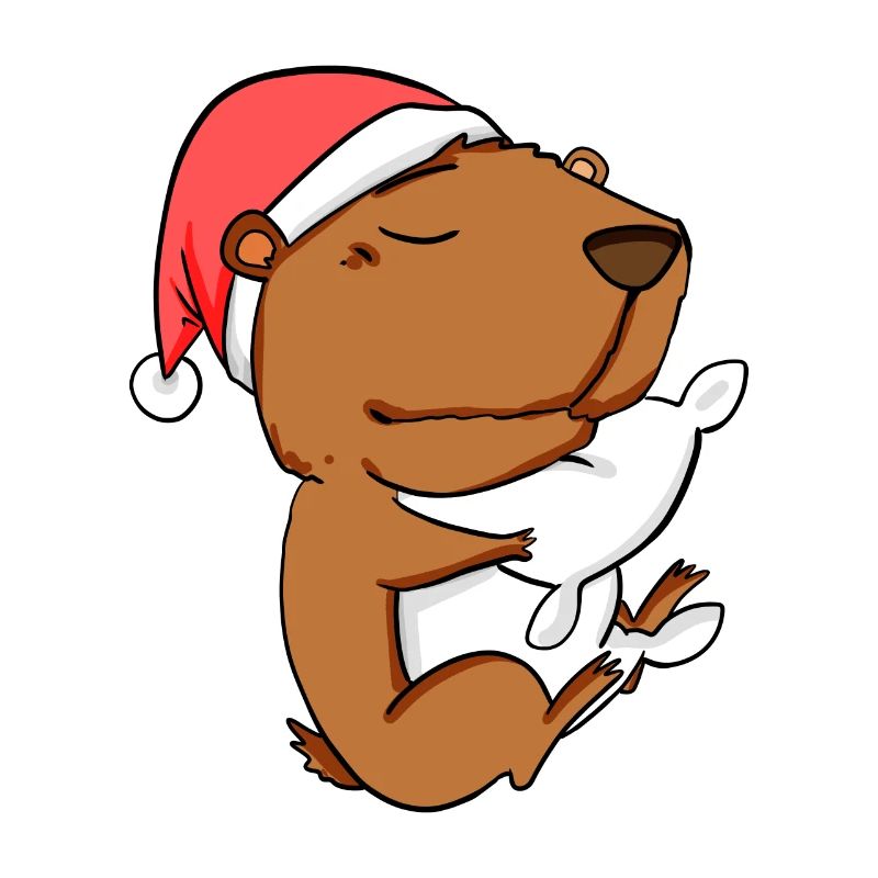 Capybara Capybara Capybaras Noël