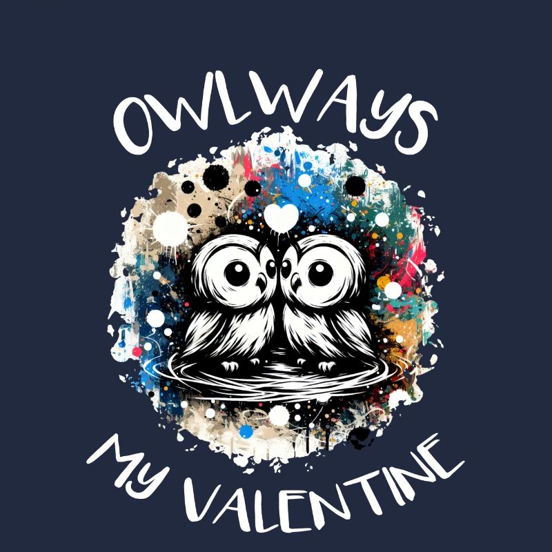 Owlways my Valentine Eule