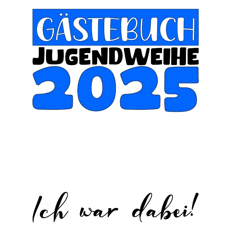Jugendweihe 2025 Gästebuch Geschenk Mädchen Jungen
