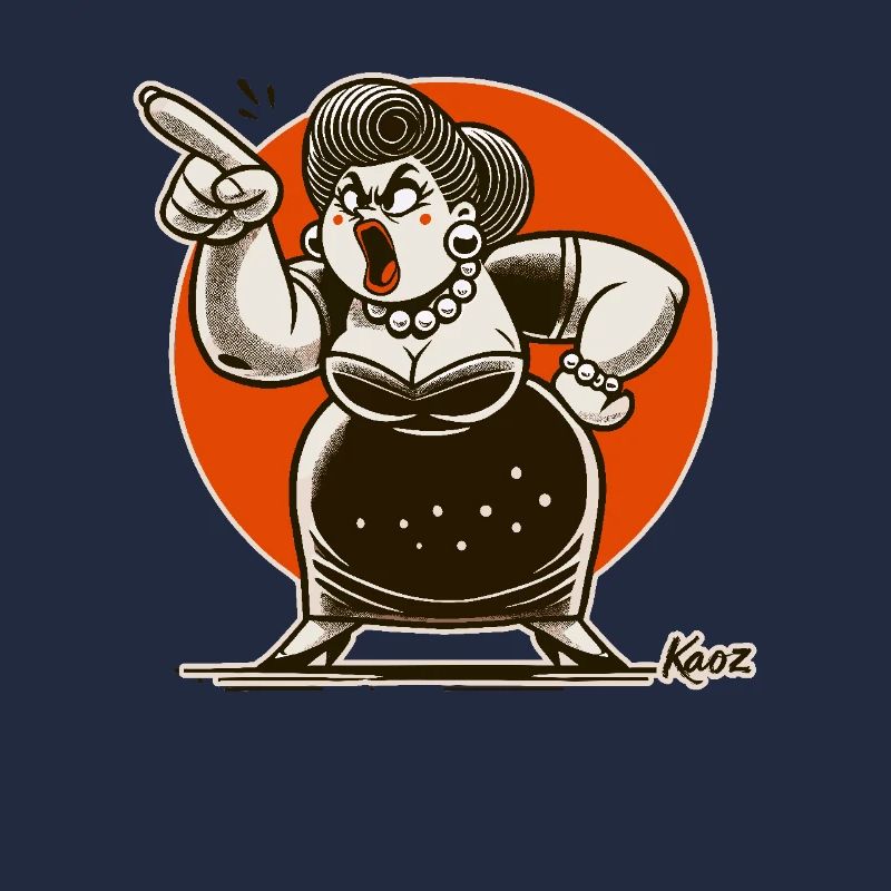 Big Mama schimpft mit dir